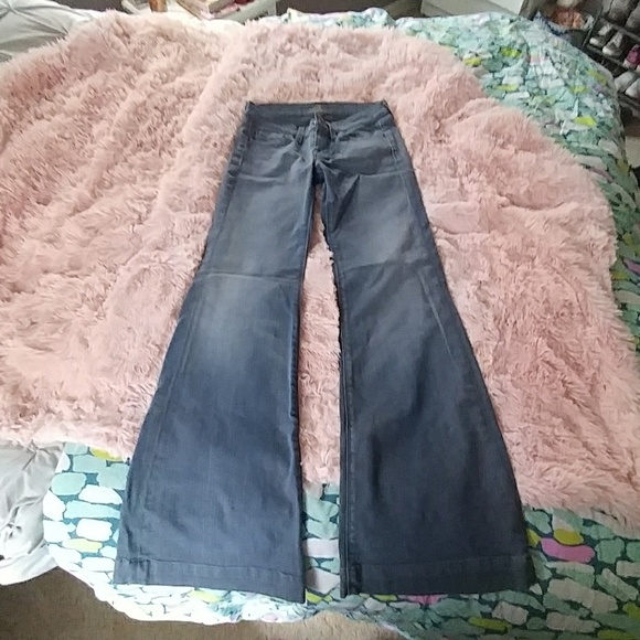 7 for all man kind wide leg Jeans - Picture 2 of 5